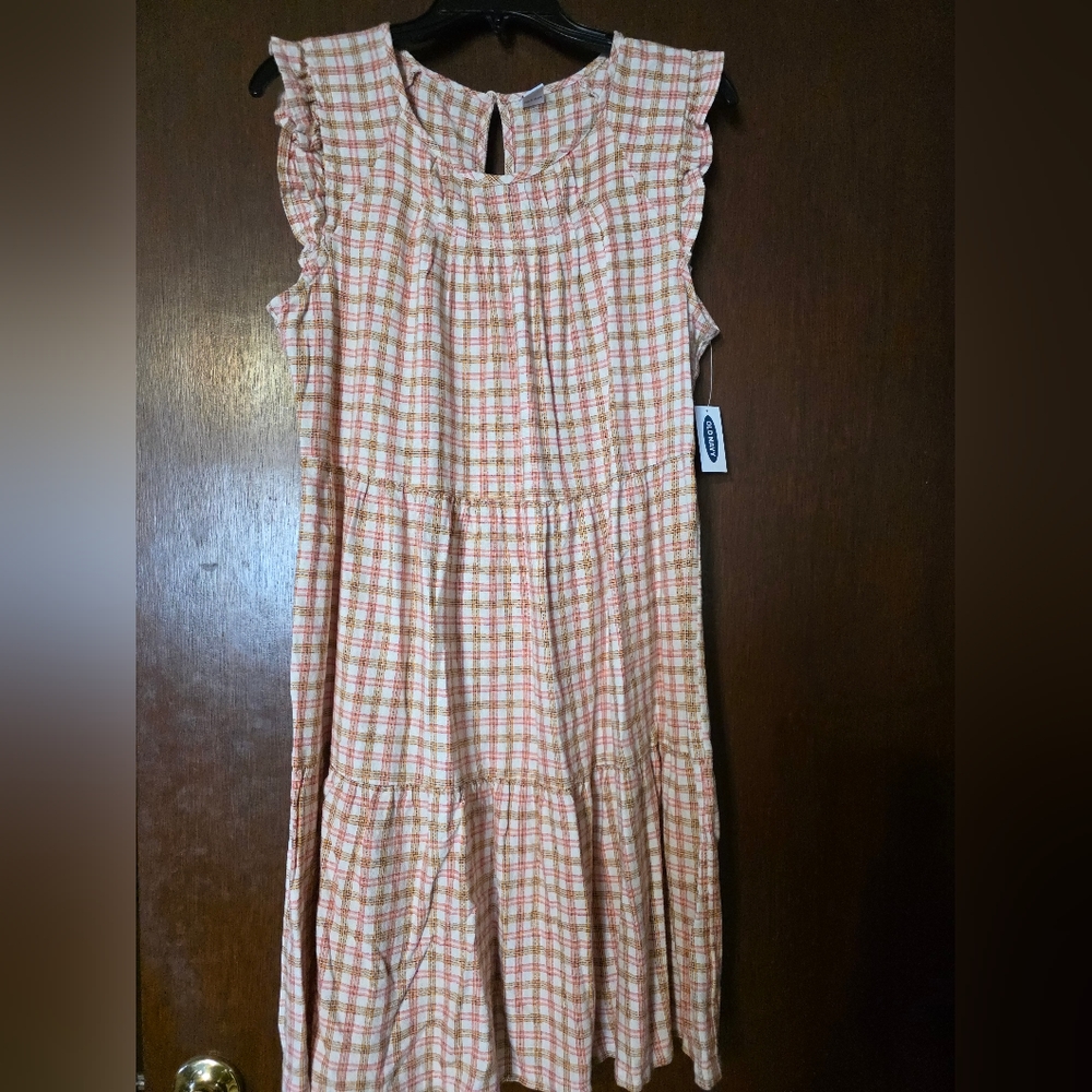 Plaid Pink Women's Dress
